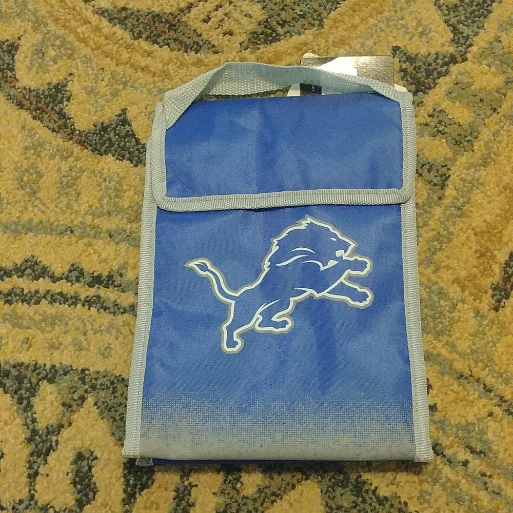 Brand New NFL Detroit Lions Lunch Box Bag New With Tags